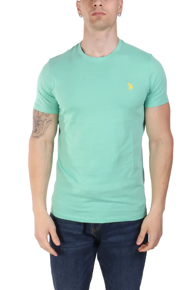 U.S.POLO ASSN T-SHIRT CREW NECK LOGO MICK ΤΥΡΚΟΥΑΖ