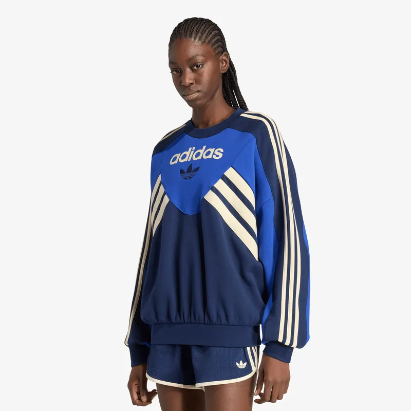 Φούτερ adidas Graphic Crew Bold Blue/ Night Indigo M