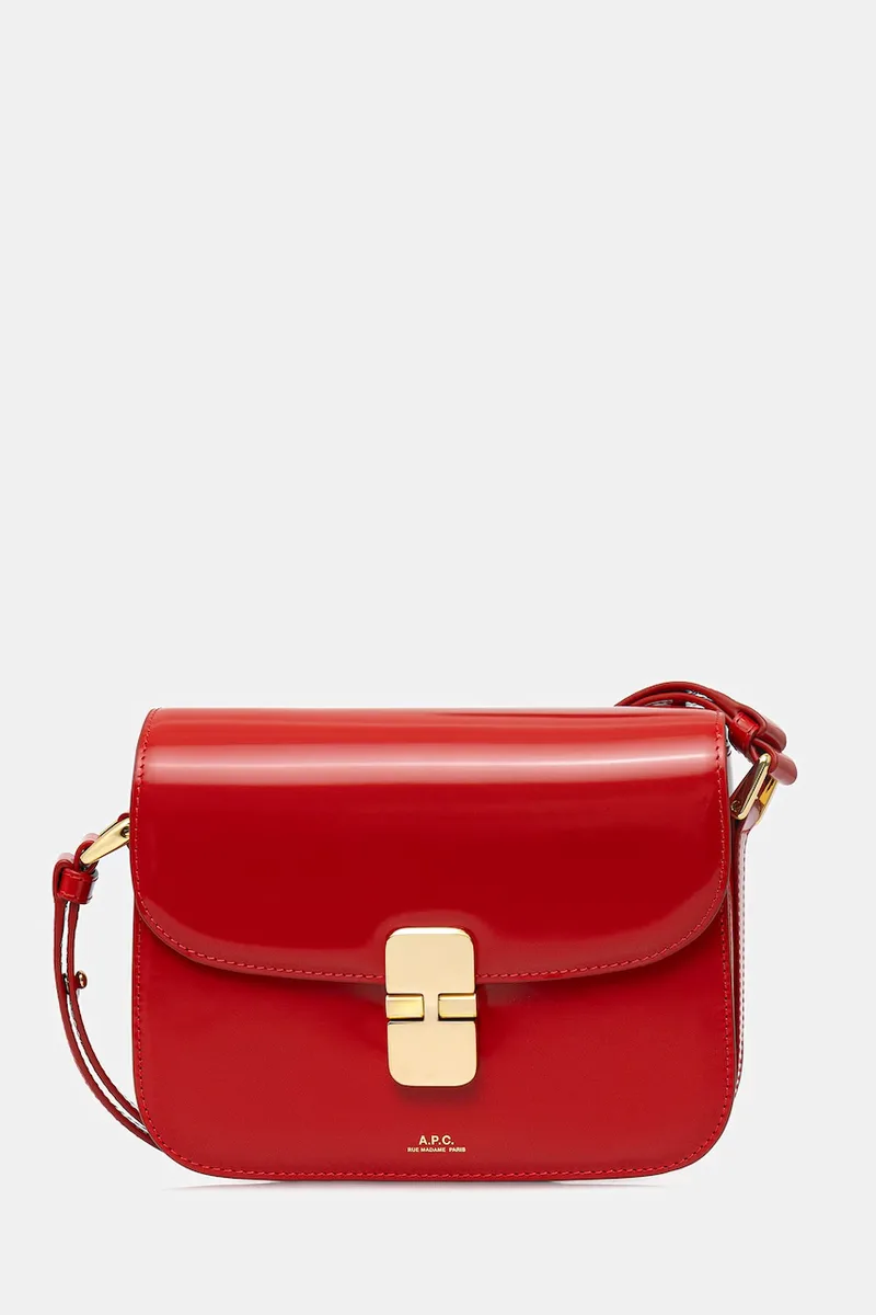 A.P.C. μικρή τσάντα γυναικεία δερμάτινη Sac Grace Small