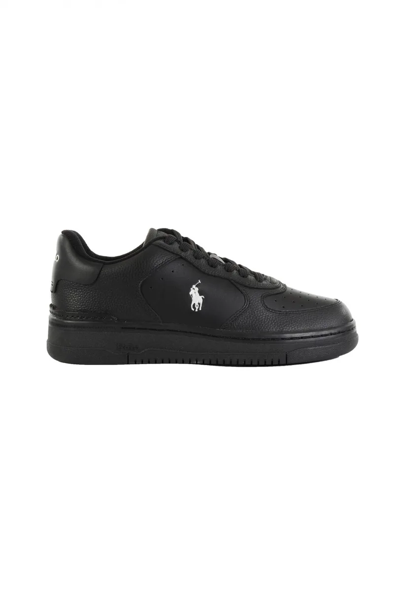 RALPH LAUREN ΠΑΠΟΥΤΣΙΑ MASTERS CRTSK-LTL ΜΑΥΡΟ