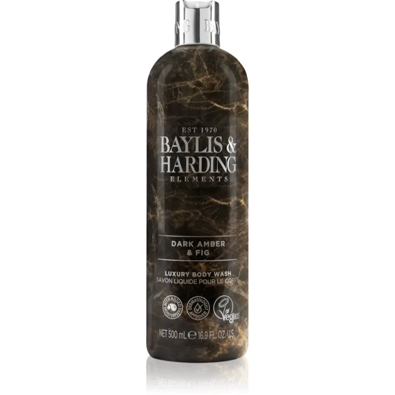 Baylis & Harding Elements Dark Amber & Fig πολυτελές τζελ ντους 500 ml