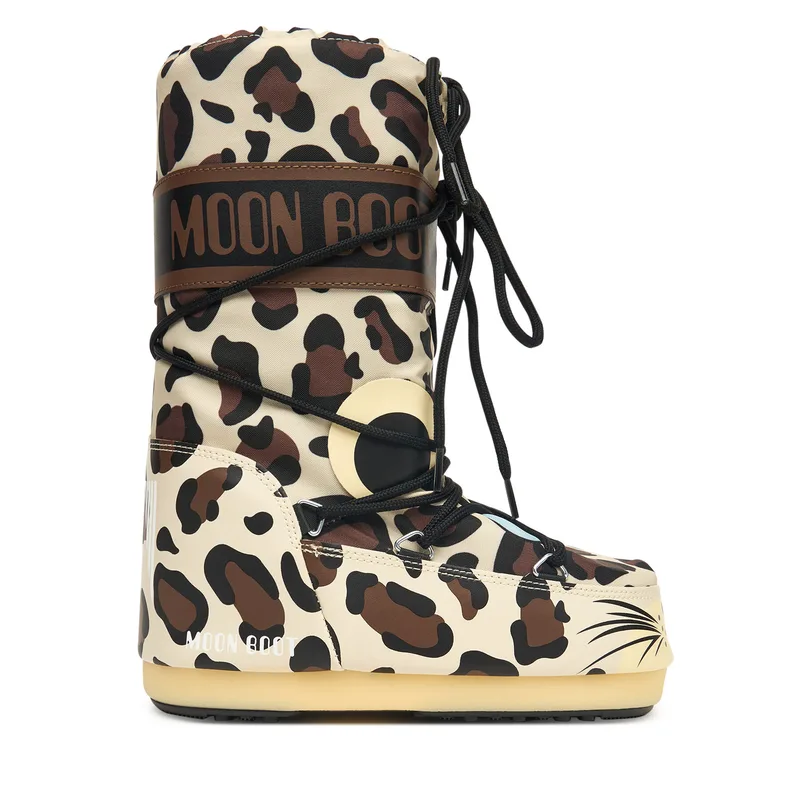 Μπότες Χιονιού Moon Boot Mb Icon Animal 80D3400300 Καφέ