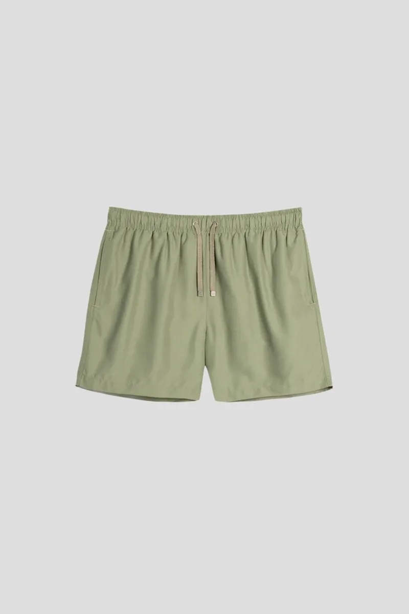 BENIBECA Ανδρικό Πράσινο Classic Mid-Length Men's Swim Shorts