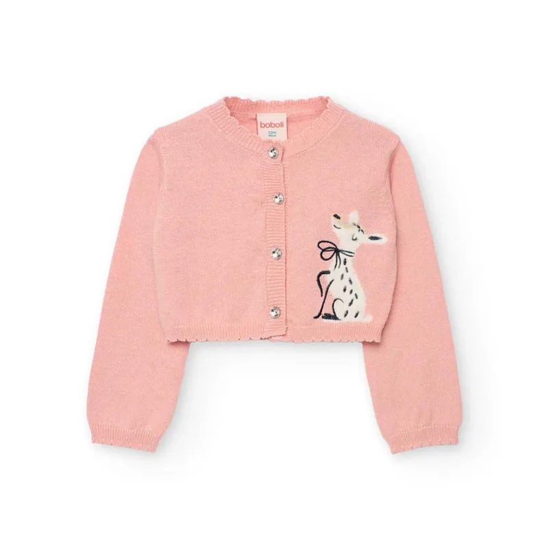 Ζακέτα πλεκτή κορίτσι Boboli-702289-3854-Pink