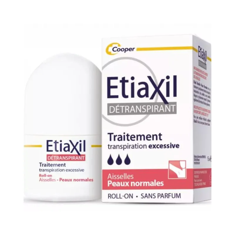 Etiaxil Deperspirant Extreme Deodorant Roll-On Treatment of Excessive Sweating Normal Skin 15ml