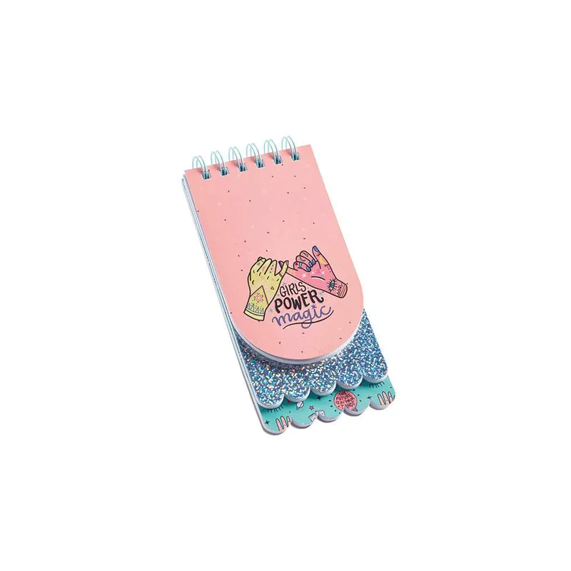 Miquelrius Σημειωματάριο Λευκό Σπιράλ 120Φ 20x9.5cm 80gr Back2Fun Ροζ MR8058