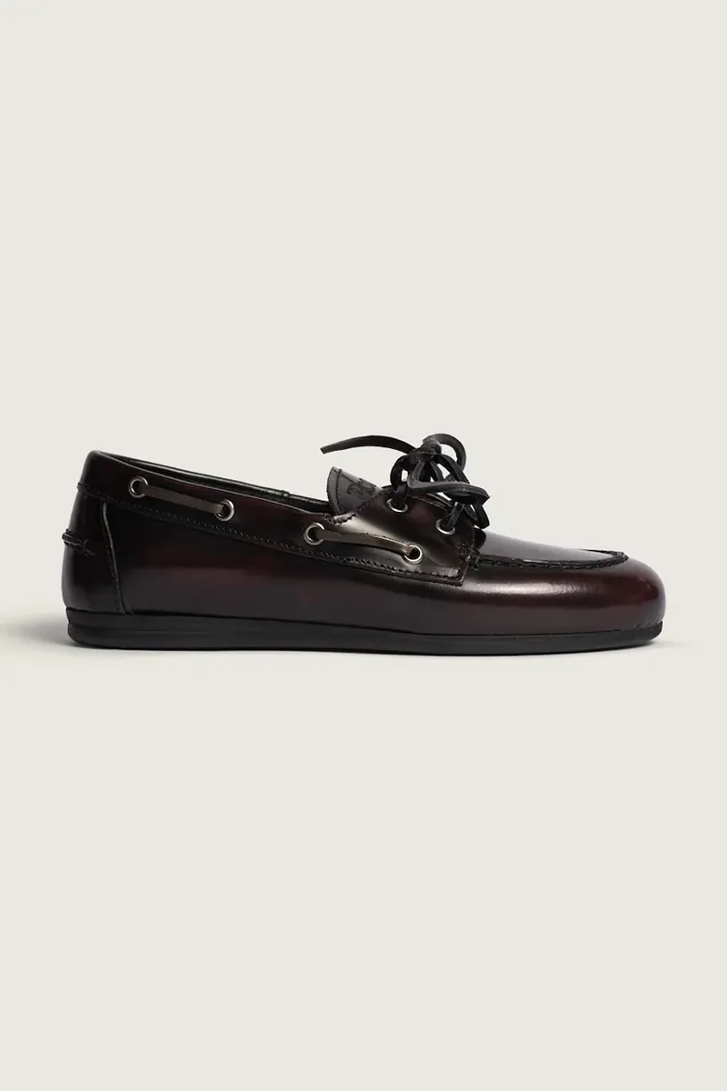 Posa loafers γυναικεία δερμάτινα Boat Loafer