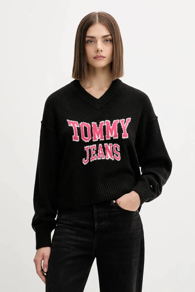 Πουλόβερ με προσθήκη μαλλιού Tommy Jeans