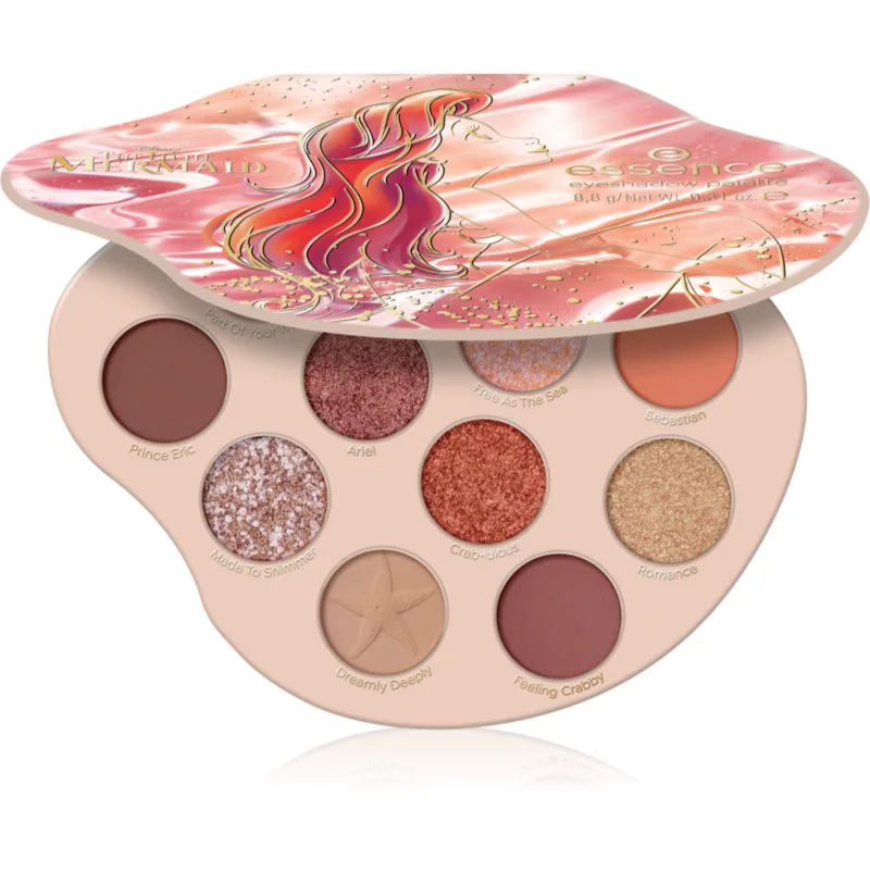 essence Disney The Little Mermaid Παλέτα σκιών για τα μάτια απόχρωση 8.8 γρ