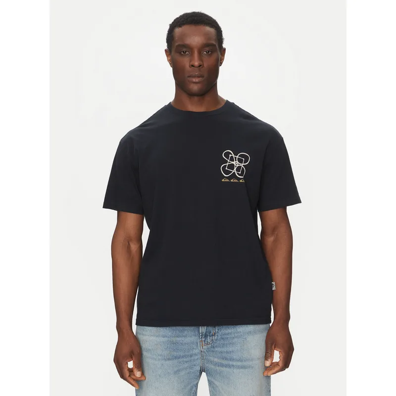 Quiksilver T-Shirt EQYZT08032 Μαύρο Oversize