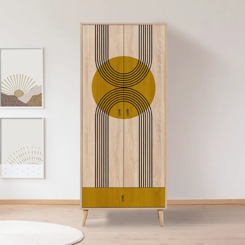 Ντουλάπα Ρούχων City Gradrop Sun 863Sph4257 (80x190x45 cm)