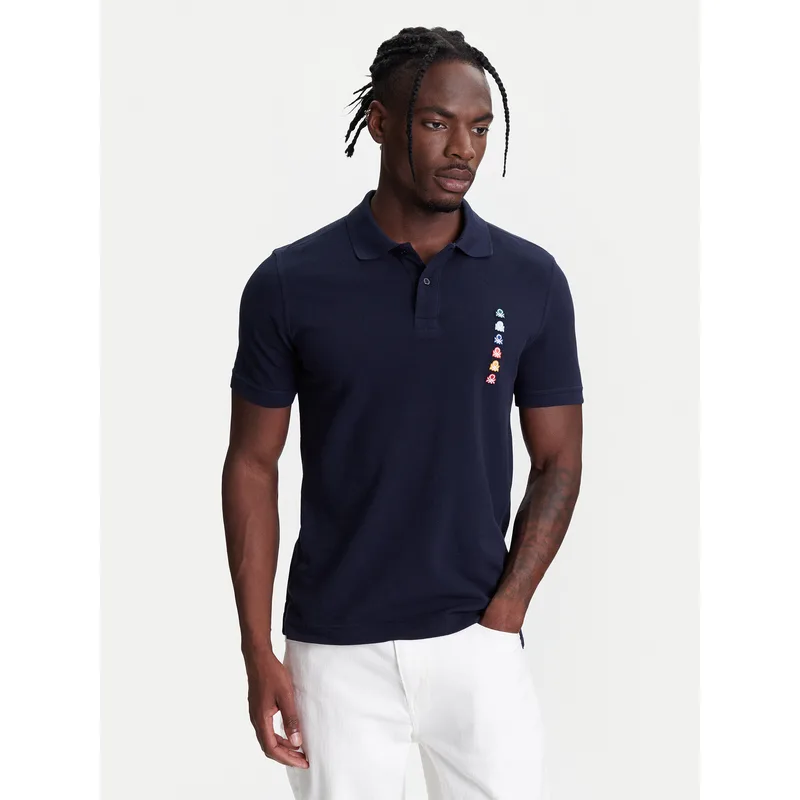 United Colors Of Benetton Polo 3089U302J Σκούρο μπλε Regular Fit