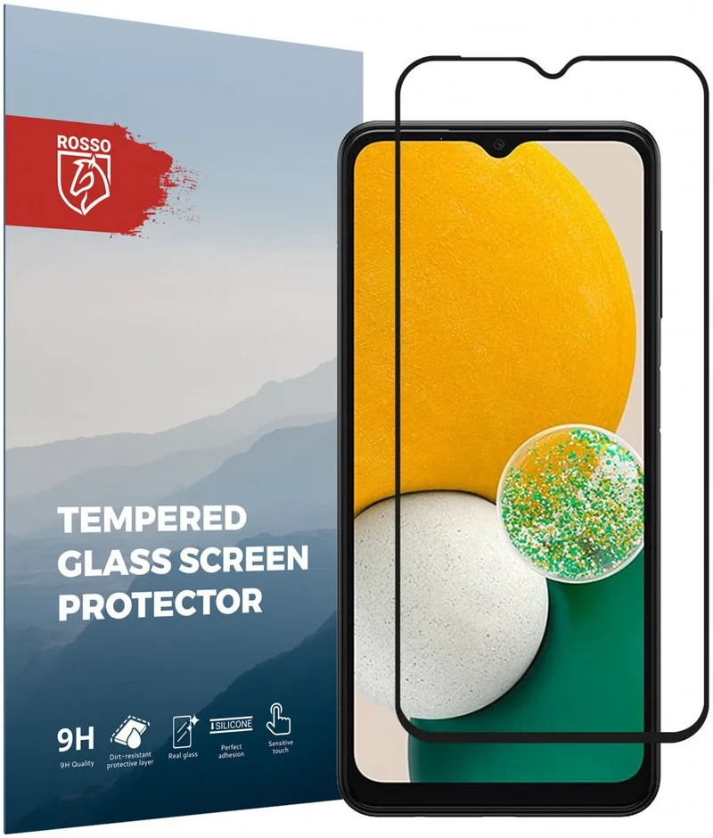 Κόκκινο Tempered Glass - FullFace Αντιχαρακτικό Προστατευτικό Γυαλί Οθόνης Samsung Galaxy A13 5G - Black (8719246339776)