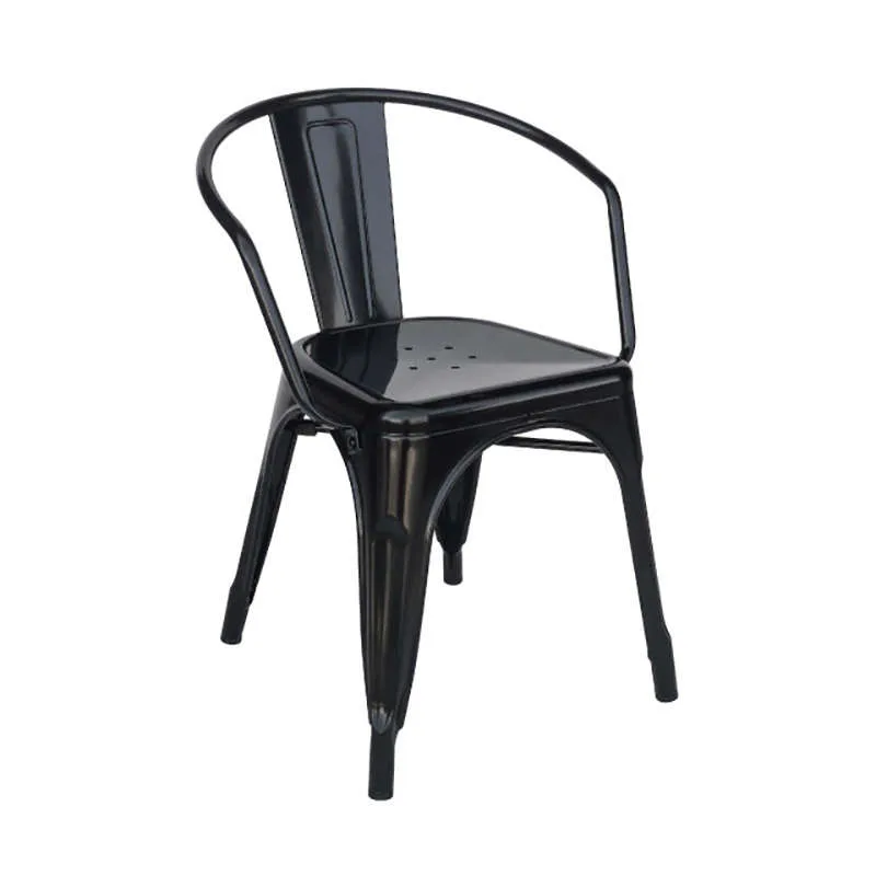 Πολυθρόνα μεταλλική (51Χ50Χ71.5) TEXAS BLACK, KATOIKEIN DECO