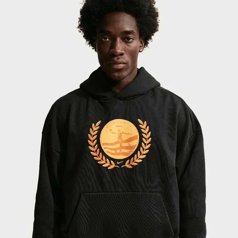 Nike M Lj Tf Si Brsh Po Hd Or Hoodies (9000252370_1469)