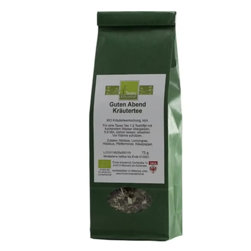 Tiroler kräuterhof Organic Herbal Tea “Buona Night”, 75 g