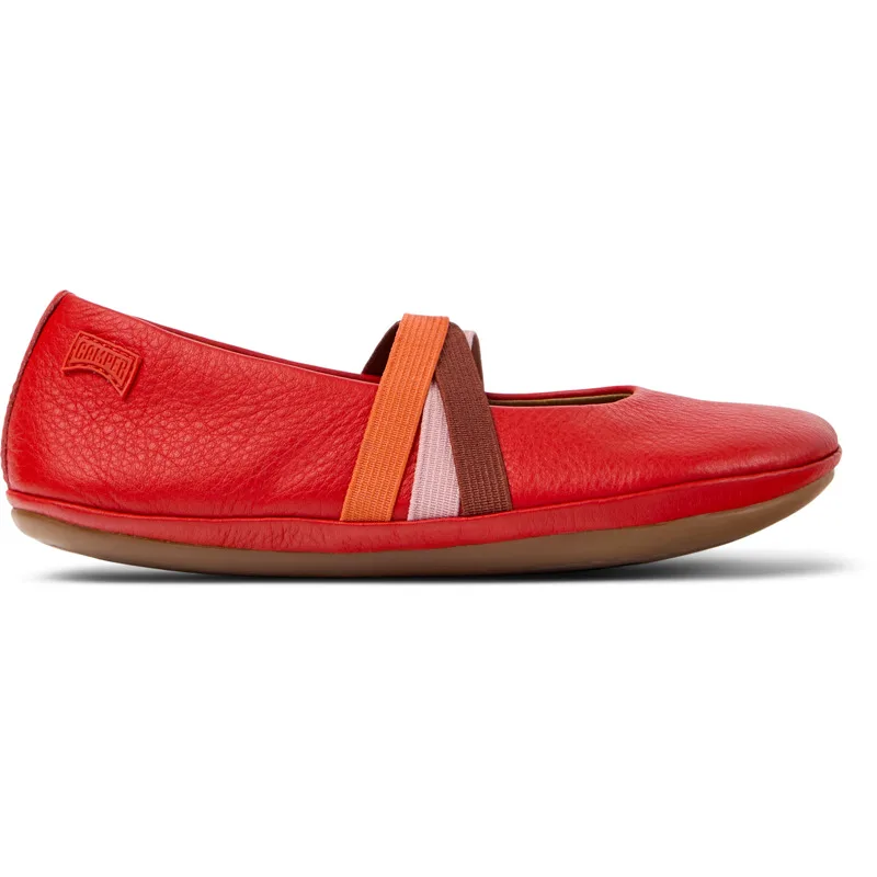 CAMPER Twins - Μπαλαρίνες Για Κορίτσια - Κόκκινο, Μέγεθος 29, Smooth leather