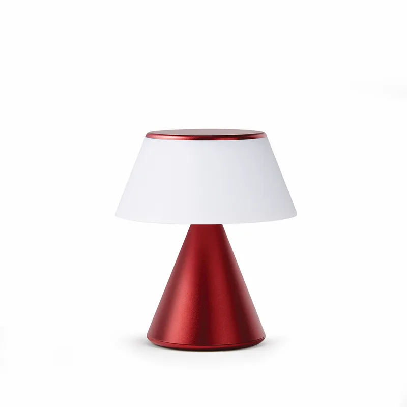Λάμπα Led, Φορητή Με Συγχρονισμό Χρωμάτων LEXON® Luma M - Σκούρο Κόκκινο