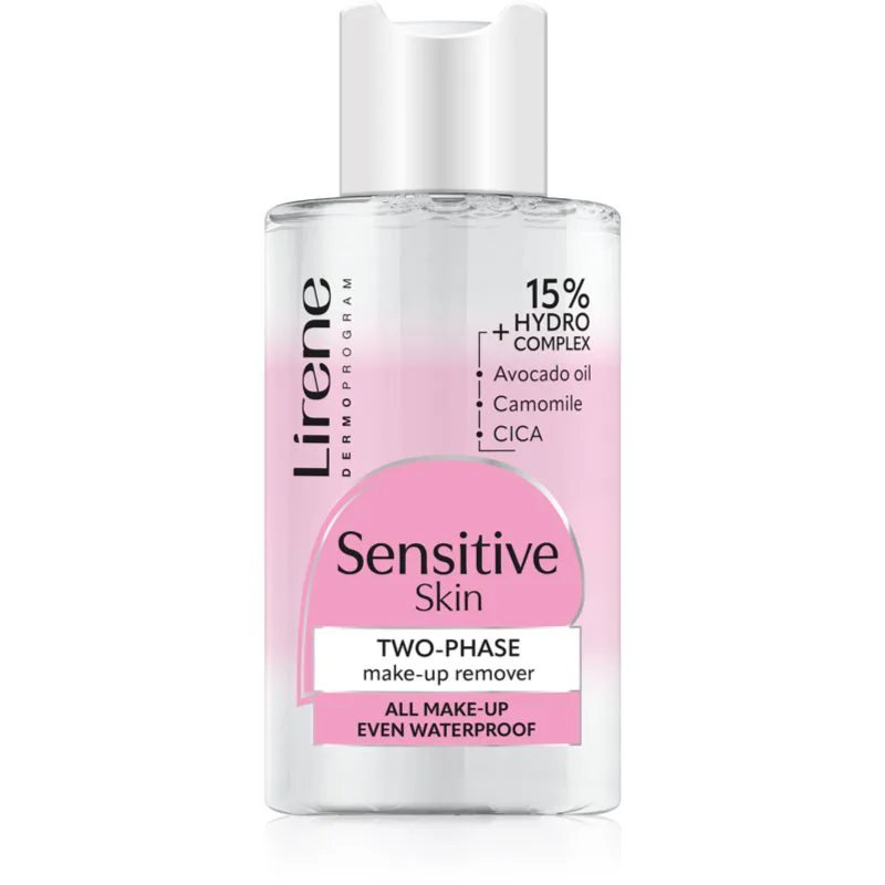 Lirene Sensitive skin διφασικό μικυλλιακό νερό για ευαίσθητη επιδερμίδα 125 ml