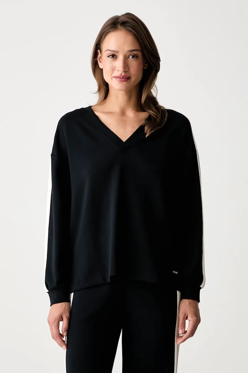 BOSS μπλούζα lounge γυναικεία με μοντάλ TONE_Sweatshirt
