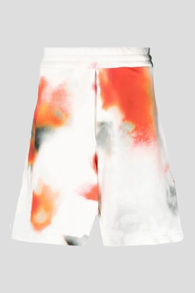 ALEXANDER MCQUEEN Ανδρικό Λευκό Flower Shorts