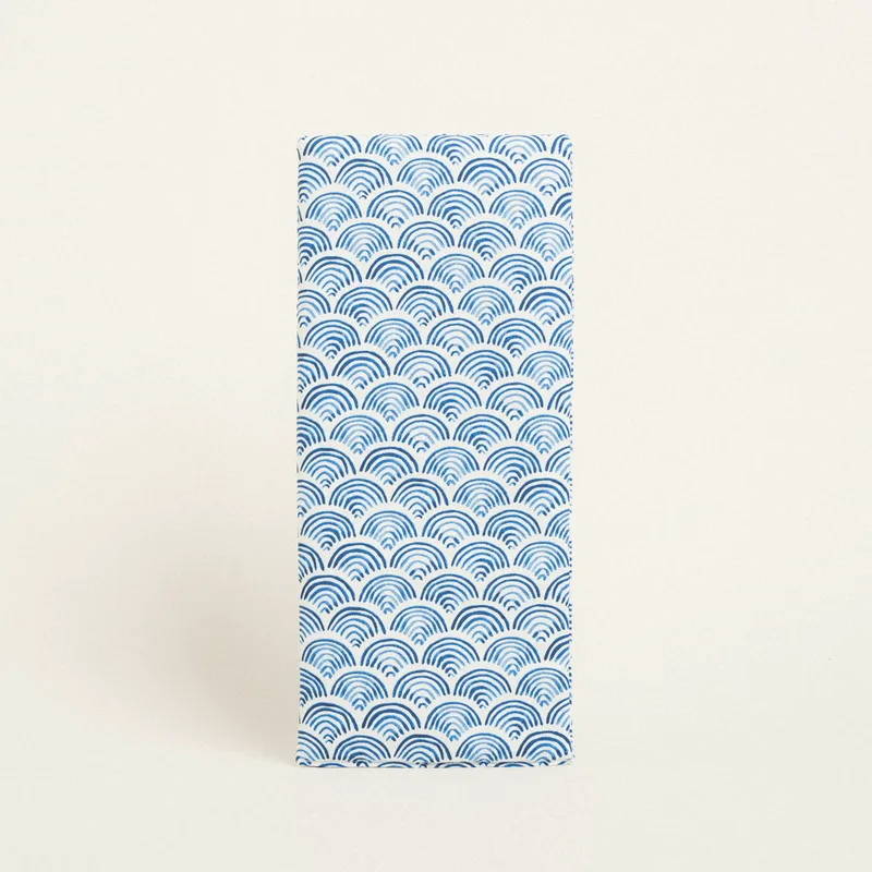 Beauty Home ΔΙΑΚΟΣΜΗΤΙΚΟ ΛΑΜΠΑΔΑΣ 35 x 22 cm ΜΠΛΕ ΚΥΜΑΤΑ 35 x 22 cm