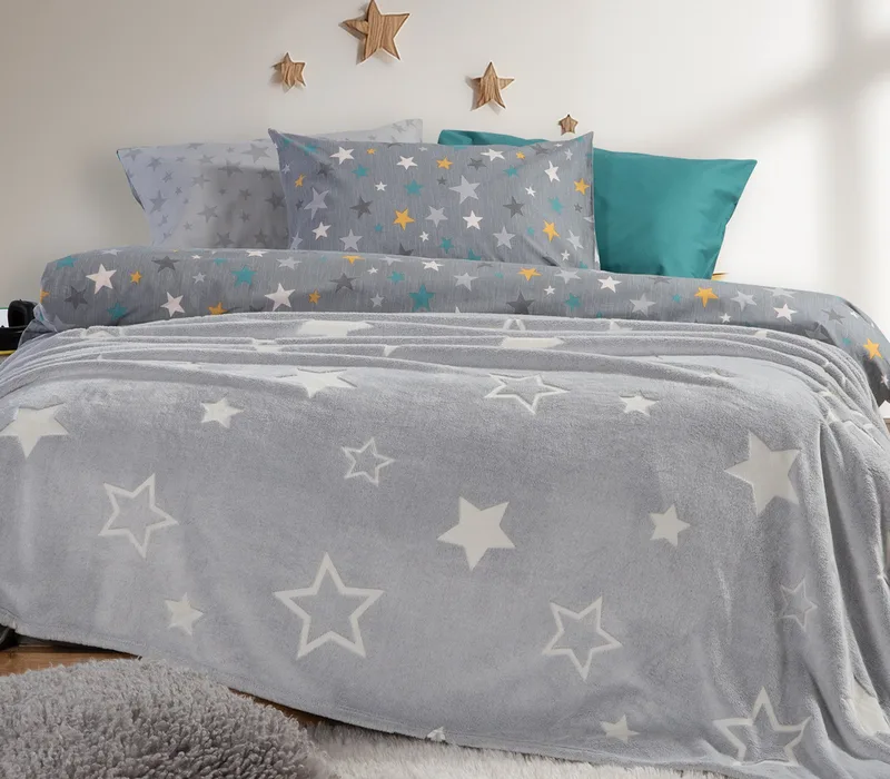 Παιδική Κουβέρτα Nef-Nef Starlight Grey 160x220