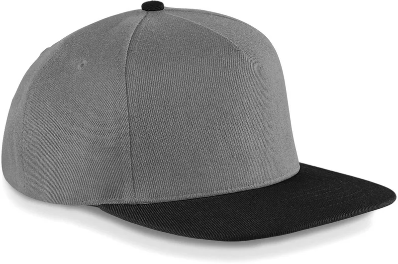 Καπέλο Flat Peak B660 Beechfield Grey/Black