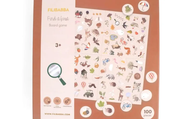 Filibabba Who Finds it First? Board Game