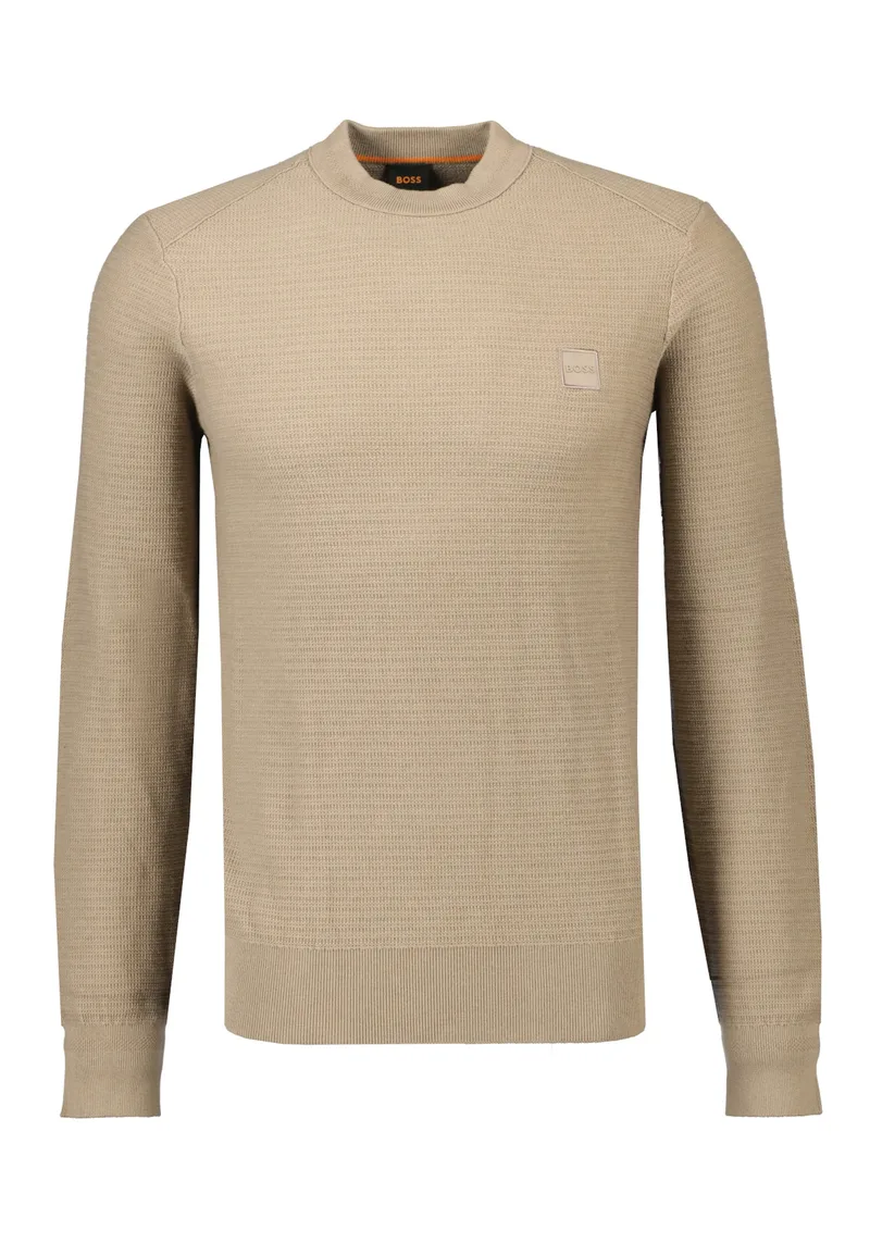 BOSS Pullover της σειράς Anion - 50527584 346 Open Green