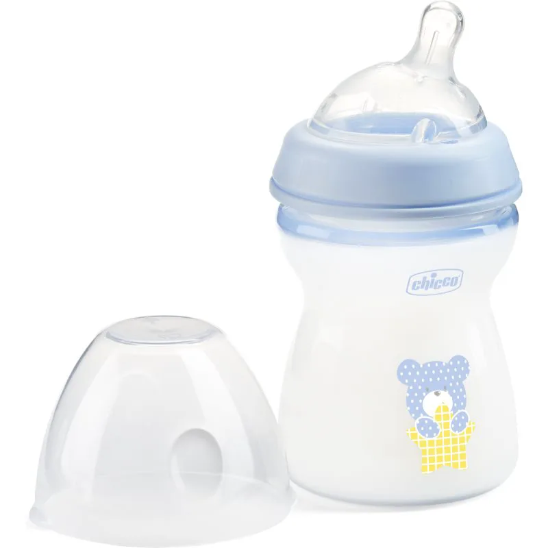Chicco Natural Feeling Boy μπιμπερό 2m+ 250 ml