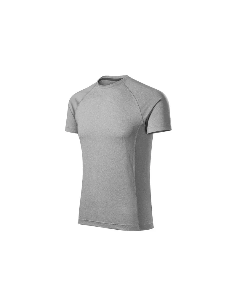 Malfini Ανδρικό Διαφημιστικό T-shirt Κοντομάνικο σε Γκρι Χρώμα MLI-17512