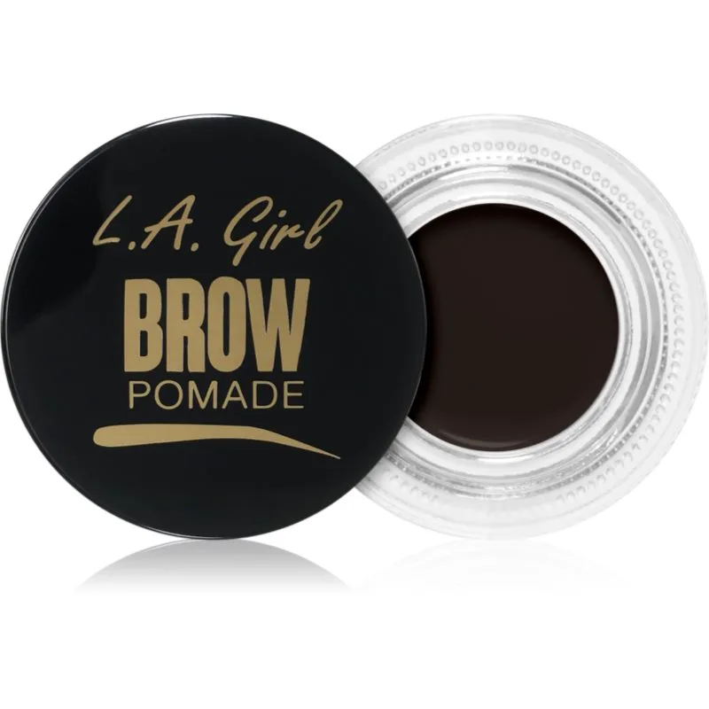 L.A. Girl Cosmetics Brow Pomade μυραλοιφή για τα φρύδια απόχρωση Soft Black 3 γρ