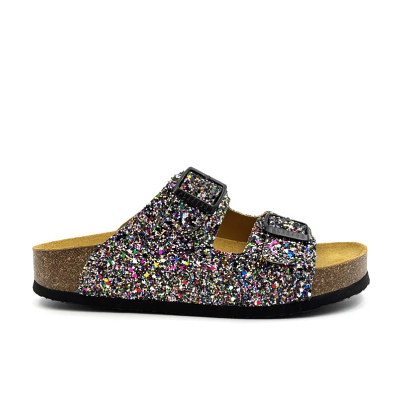 Γυναικεία Plakton Σανδάλι Glitter Electra Δέρμα 340010 MULTI