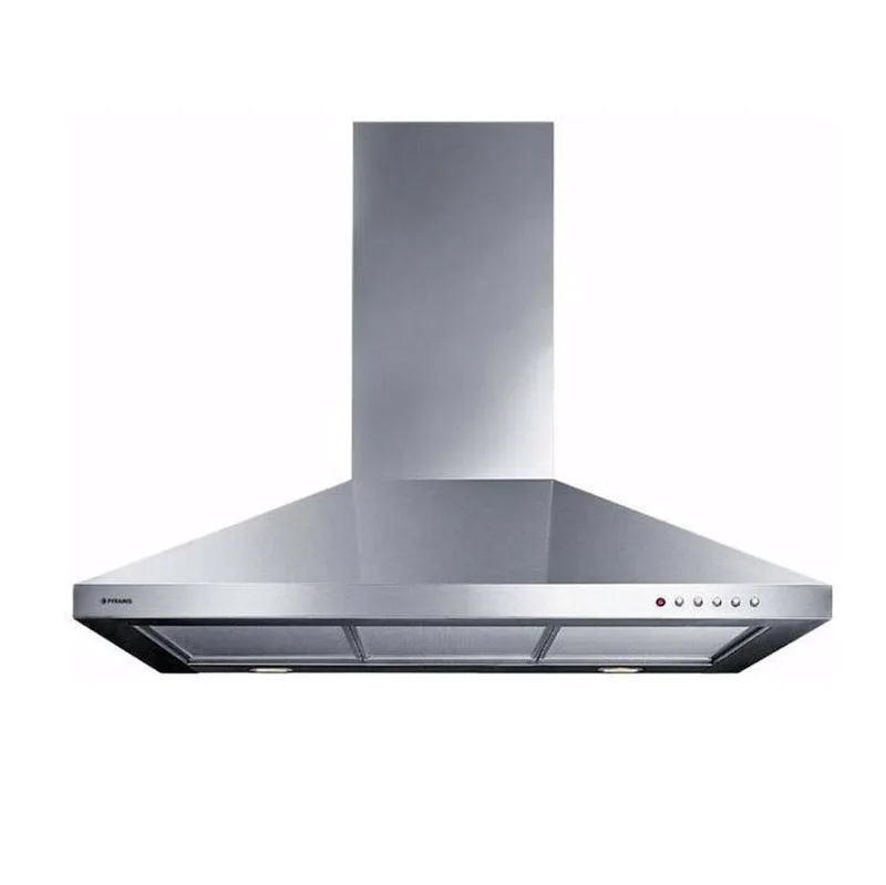Απορροφητήρας Pyramis Καμινάδα Τετράγωνη Ecoline 60cm σε Ανοξείδωτο - (065030801)
