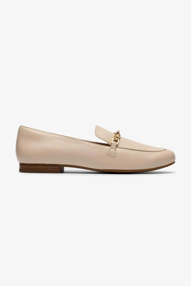 Clarks γυναικεία loafers "Tamna Iris" - 26186655 Λευκό