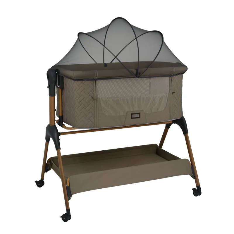 Λίκνο (0+ Μηνών/Έως 9kg) Bebe Stars Style 2 in 1 Natural Μπεζ 847-182