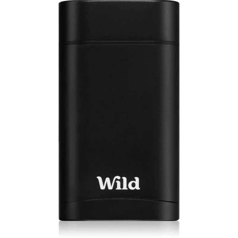 Wild Fresh Cotton & Sea Salt Men's Black Case στερεό αποσμητικό με θήκη 40 γρ
