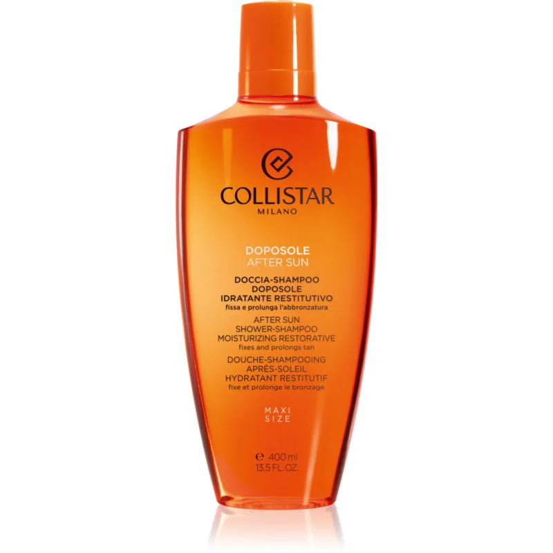 Collistar After Sun Shower-Shampoo Moisturizing Restorative τζελ για ντους μετά την ηλιοθεραπεία για σώμα και μαλλιά 400 ml