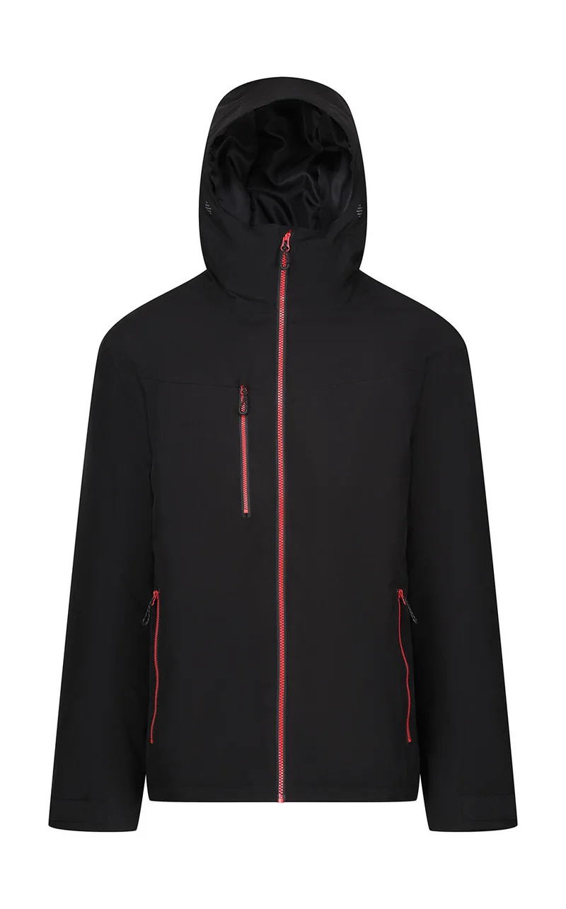 Navigate Waterproof Jacket Regatta Professional TRA253 Black/Classic Red