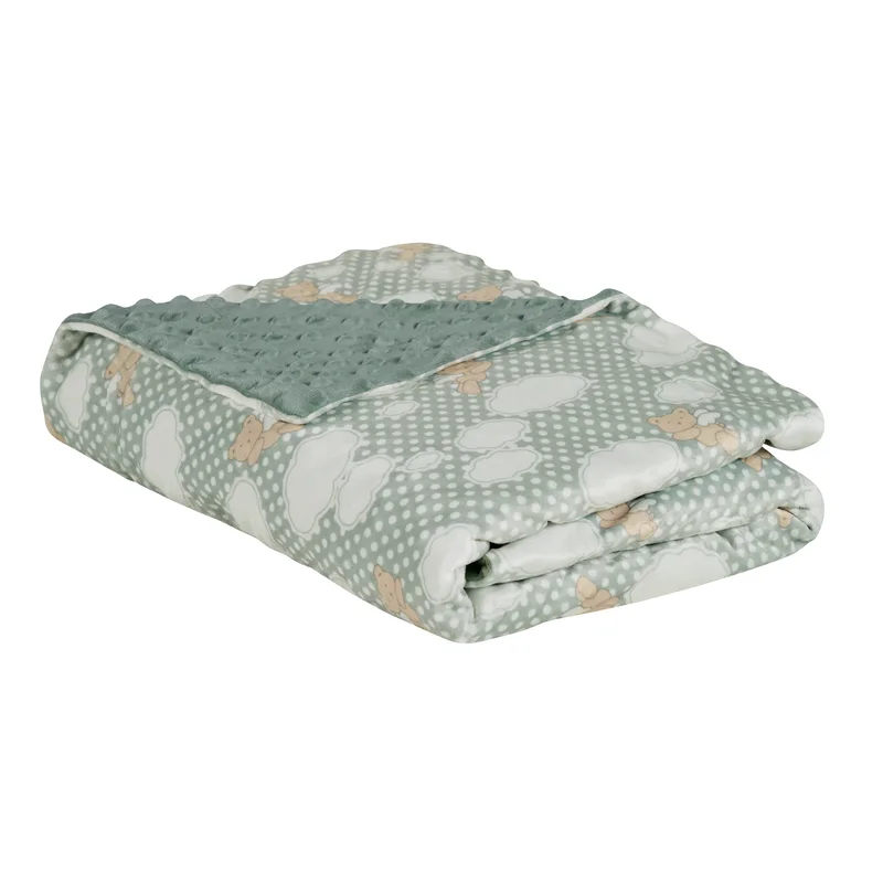Κουβέρτα Fleece Αγκαλιάς-Λίκνου 75x100εκ. Relax 4901 Μέντα Das Baby (Ύφασμα: Polyester, Χρώμα: Μέντα, Μέγεθος: Λίκνου) - Das Baby - 620511704901
