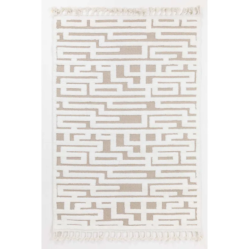 Χαλί Διαδρόμου 80X200 Ezzo Perla C796A1B Cream (80x200)
