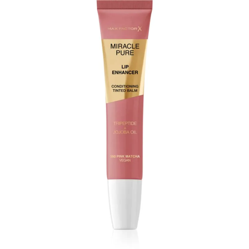 Max Factor Miracle Pure Lip Enhancer ενυδατικό λιπ γκλος απόχρωση 050 Ροζ Matcha 12 ml