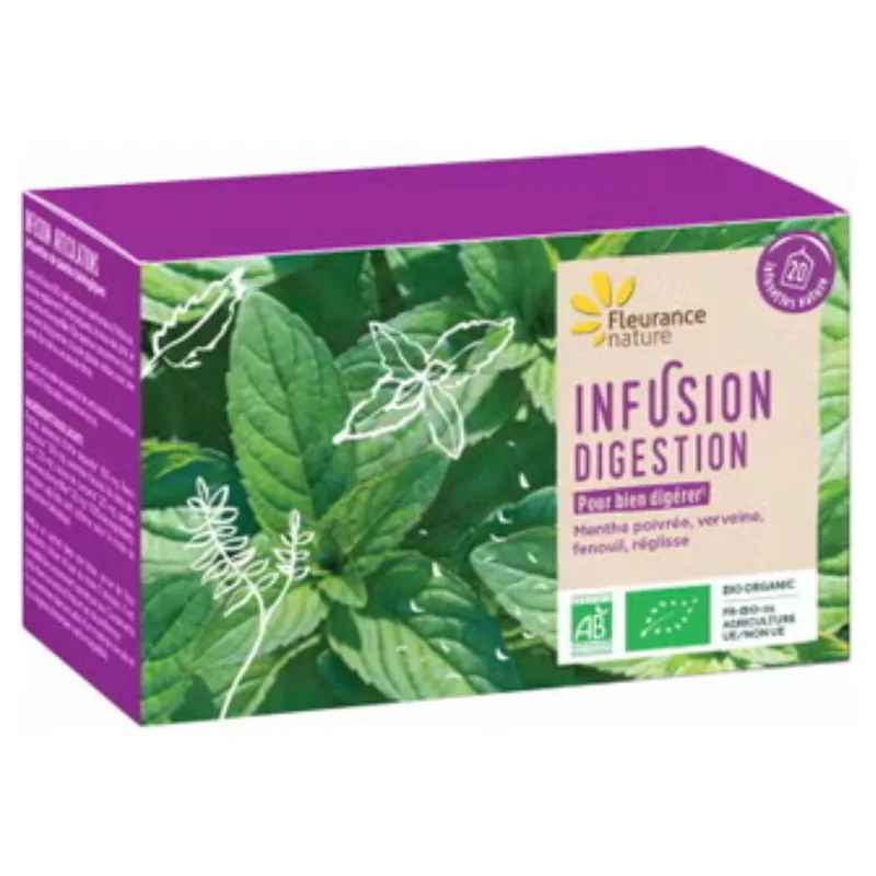 Fleurance nature Organic herbal tea "Digestion" 20 pieces