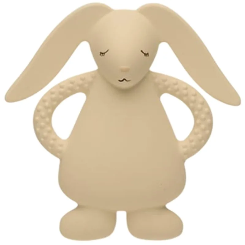 Moonie Natural Teether Rabbit μασητικό Sand 1 τμχ