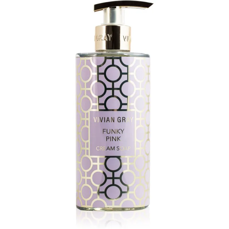 Vivian Gray Funky Ροζ Vanilla & Patchouli υγρό σαπούνι για τα χέρια με άρωμα 400 ml