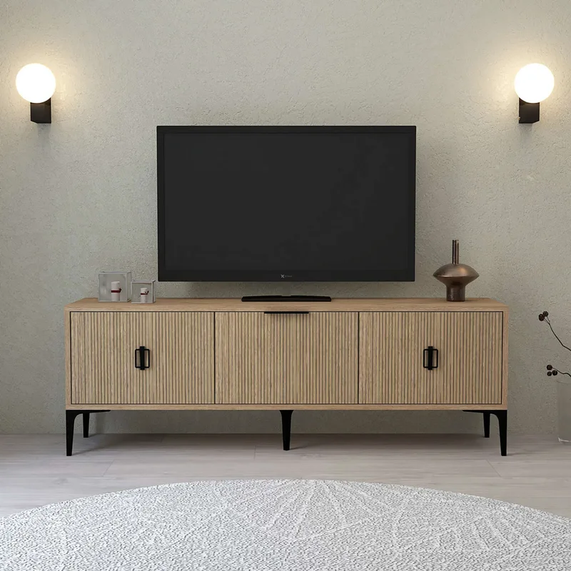 Έπιπλο Τηλεόρασης 3503 Neva 707Dwl1102 (150x18x35 cm)