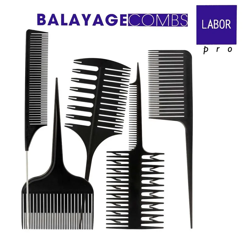Labor set of 5 balayage combs