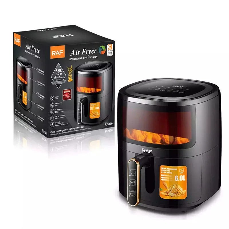 Raf R-5330 Air Fryer 6lt Μαύρο