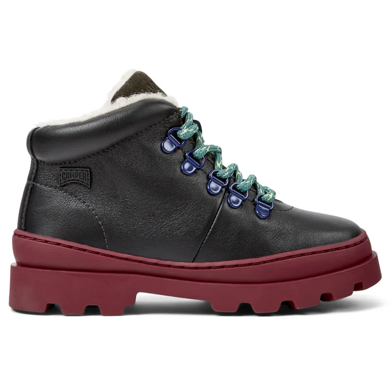 CAMPER Brutus - Μπότες Για Κορίτσια - Μαύρο, Μέγεθος 32, Smooth leather